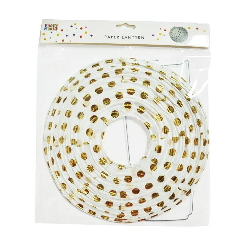 Gold dots Lantern 1pcs photo 4