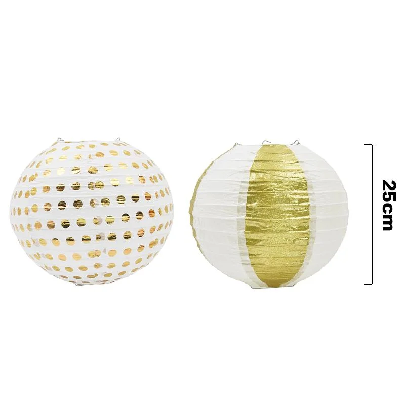 Gold dots Lantern 1pcs photo 5