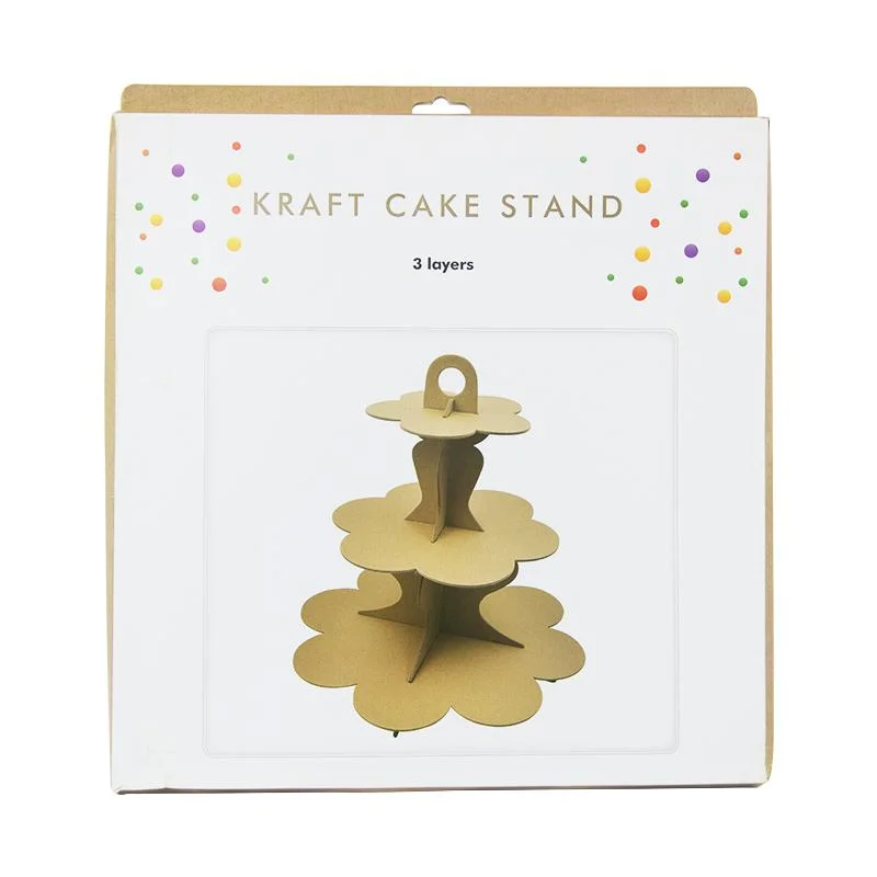 Eco Cake Stand Kraft paper 1pcs photo 2