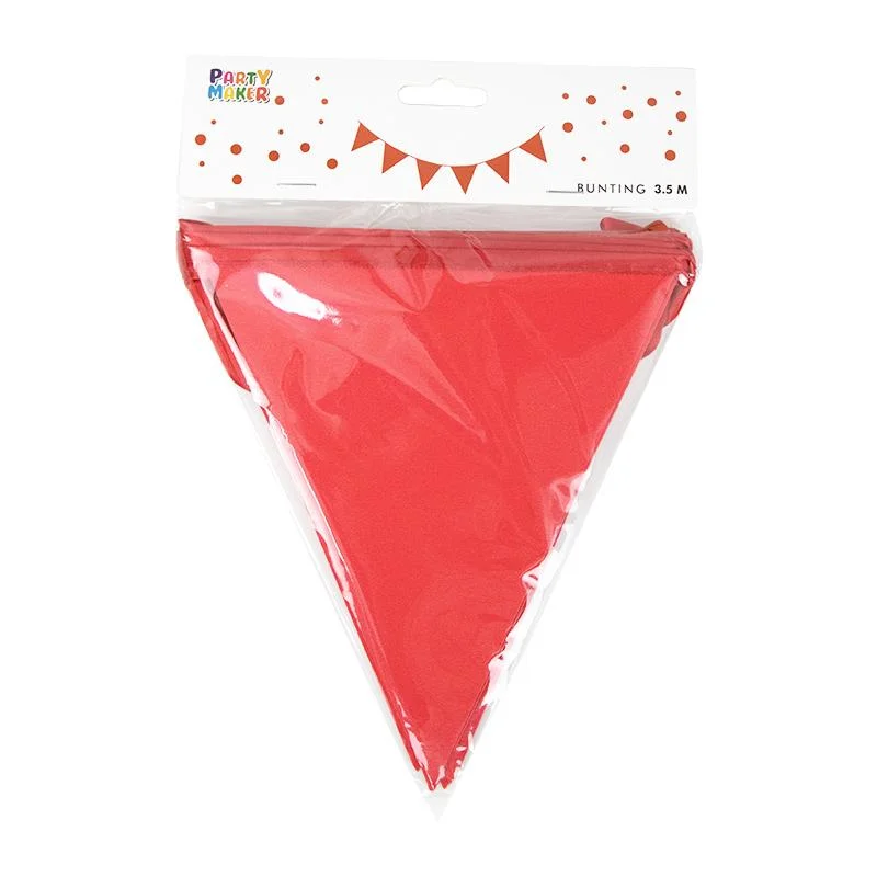 Red Glitter Bunting pennant banner 1pcs photo 2