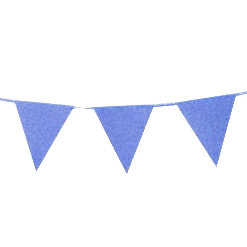 Blue Glitter Bunting pennant banner 1pcs photo 2