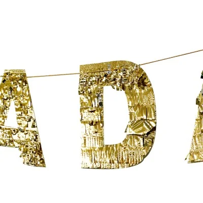 RAMADAN MUBARAK TINSEL BUNTING 14 pennants party decoration SKU 608367