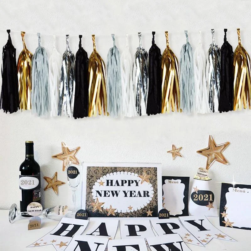 my Tassel gold and silver 20pcs photo 2