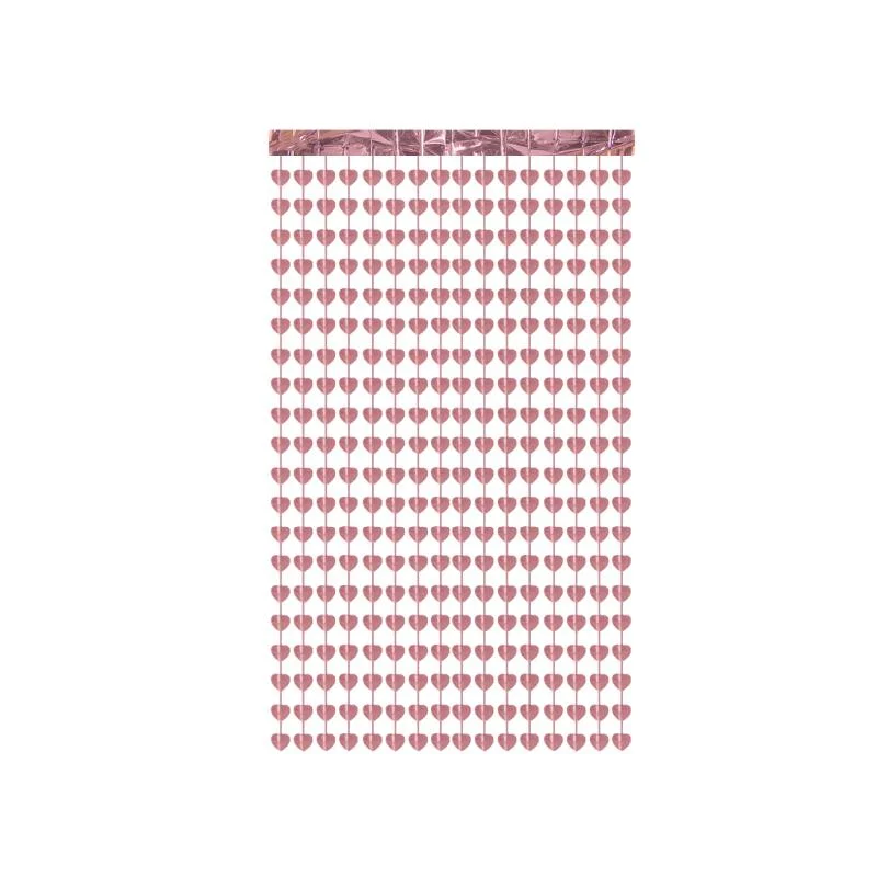 Radiant Curtains - Rose Gold Heart 1pcs