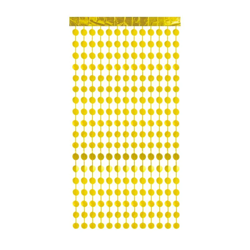 Metallic Radiant Curtains - Gold Circle 1pcs