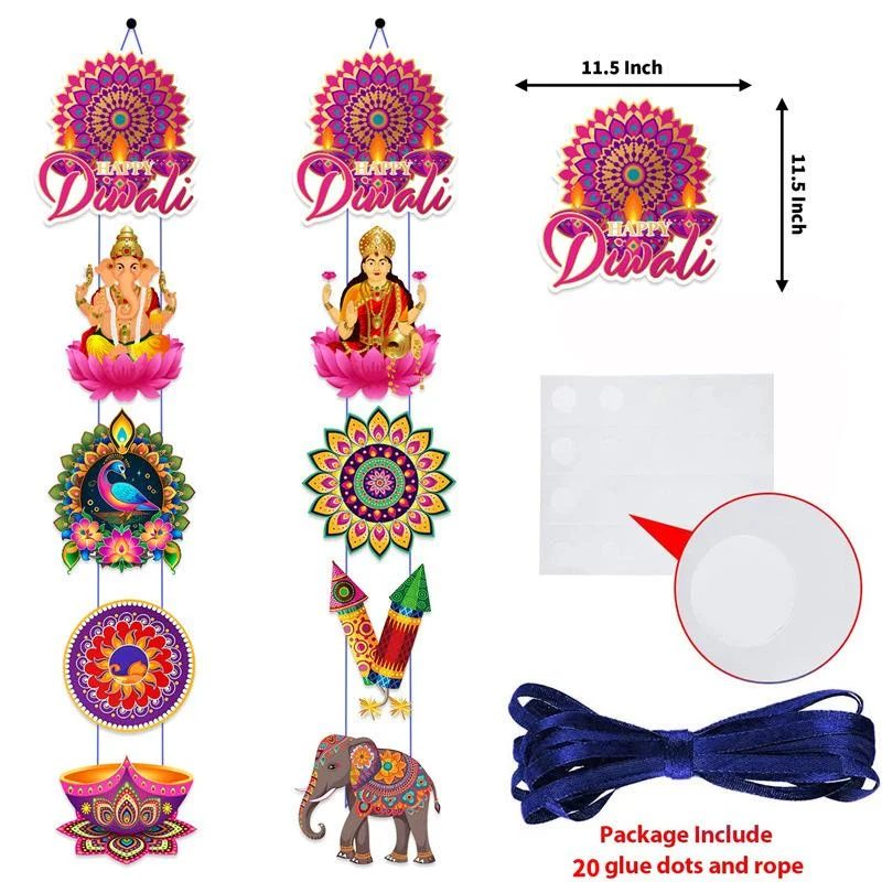 Diwali Door Hanging Decoration 1pair photo 2