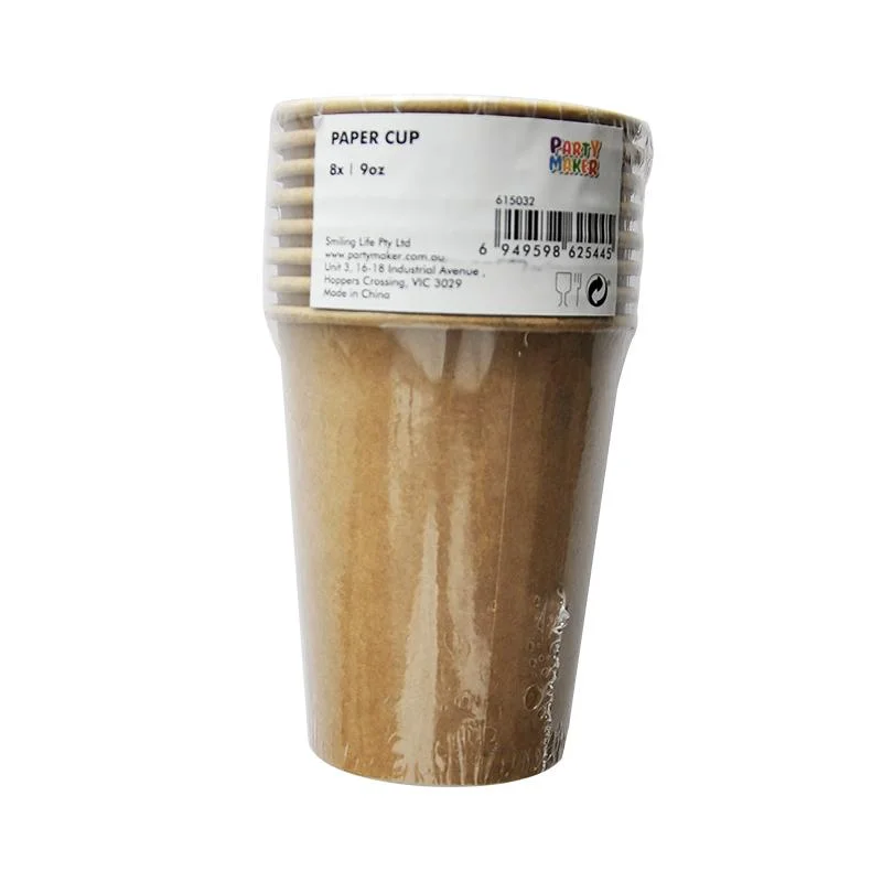 Craft Paper Cups 8 pk 6150328 Kraft cup 8pcs