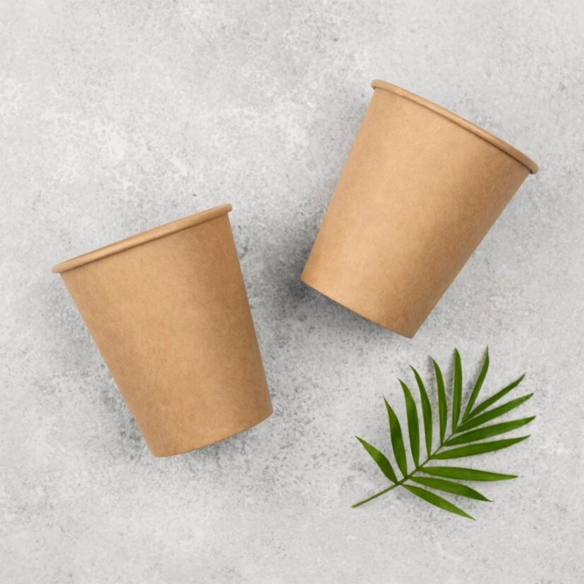 Kraft Paper Cups 50 pk 509oz Craft 9OZ 50pcs photo 3