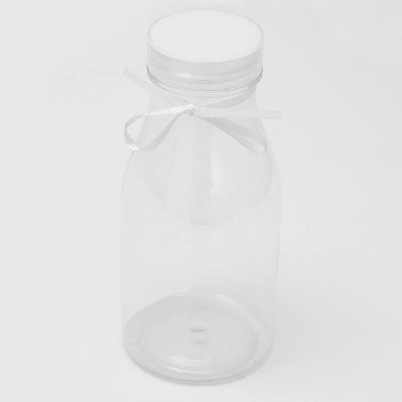 mini milk bottles with ribbon plastic bottle 216pcs photo 2