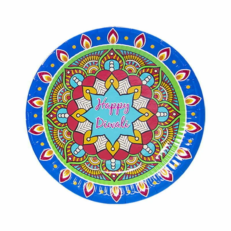 Diwali 7" Paper Plate