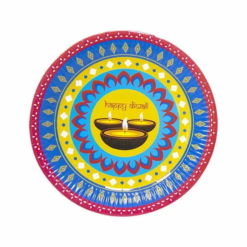 Diwali 9" Paper Plate