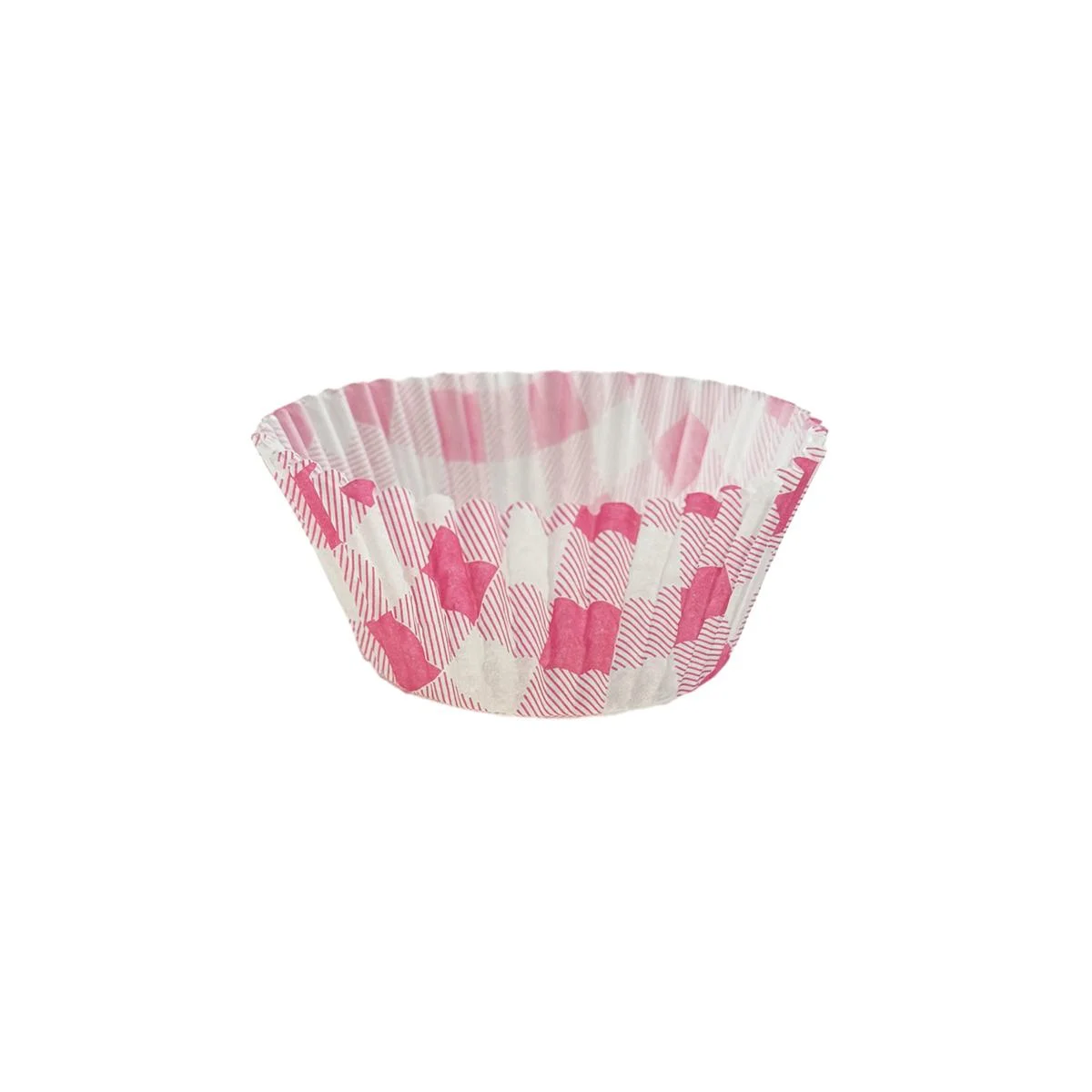 Pink Gingham Cupcake Cup 25pcs