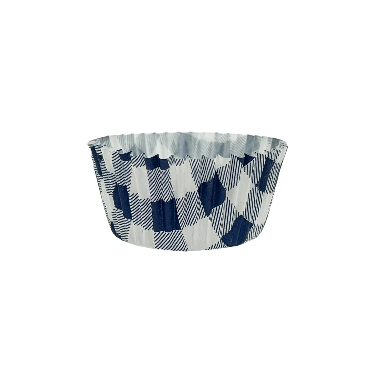 Blue Gingham Cupcake Cup 25pcs
