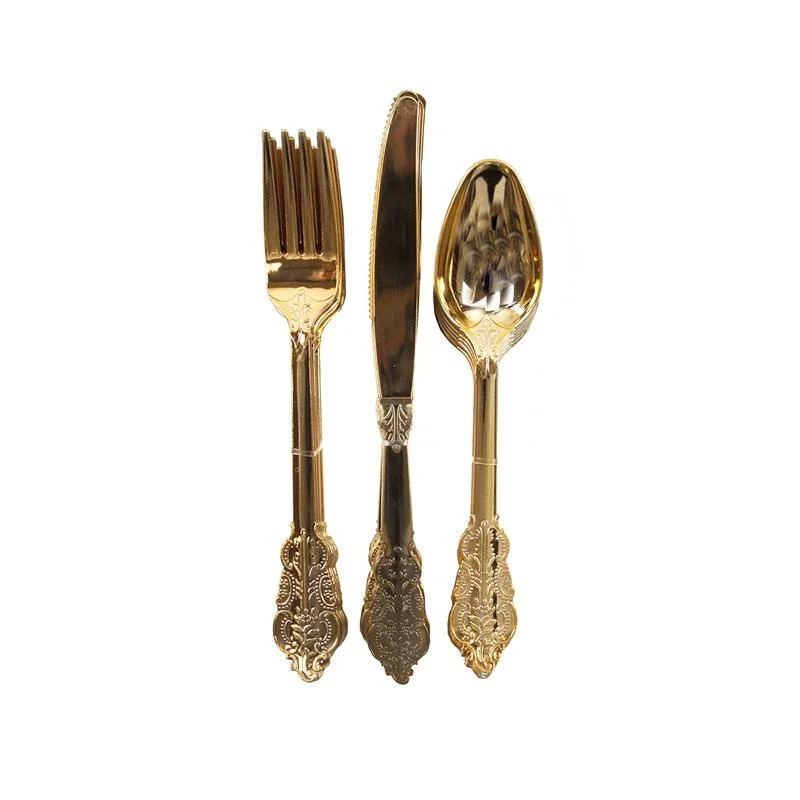Gold Cultery Set knife fork spoon 12pcs