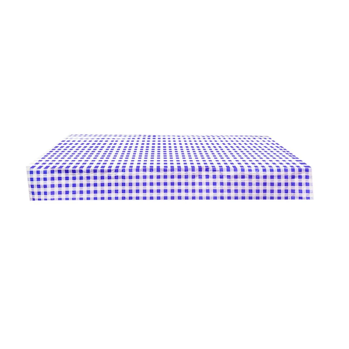 Blue Gingham Plastic Table Cover Paper 1pcs photo 5
