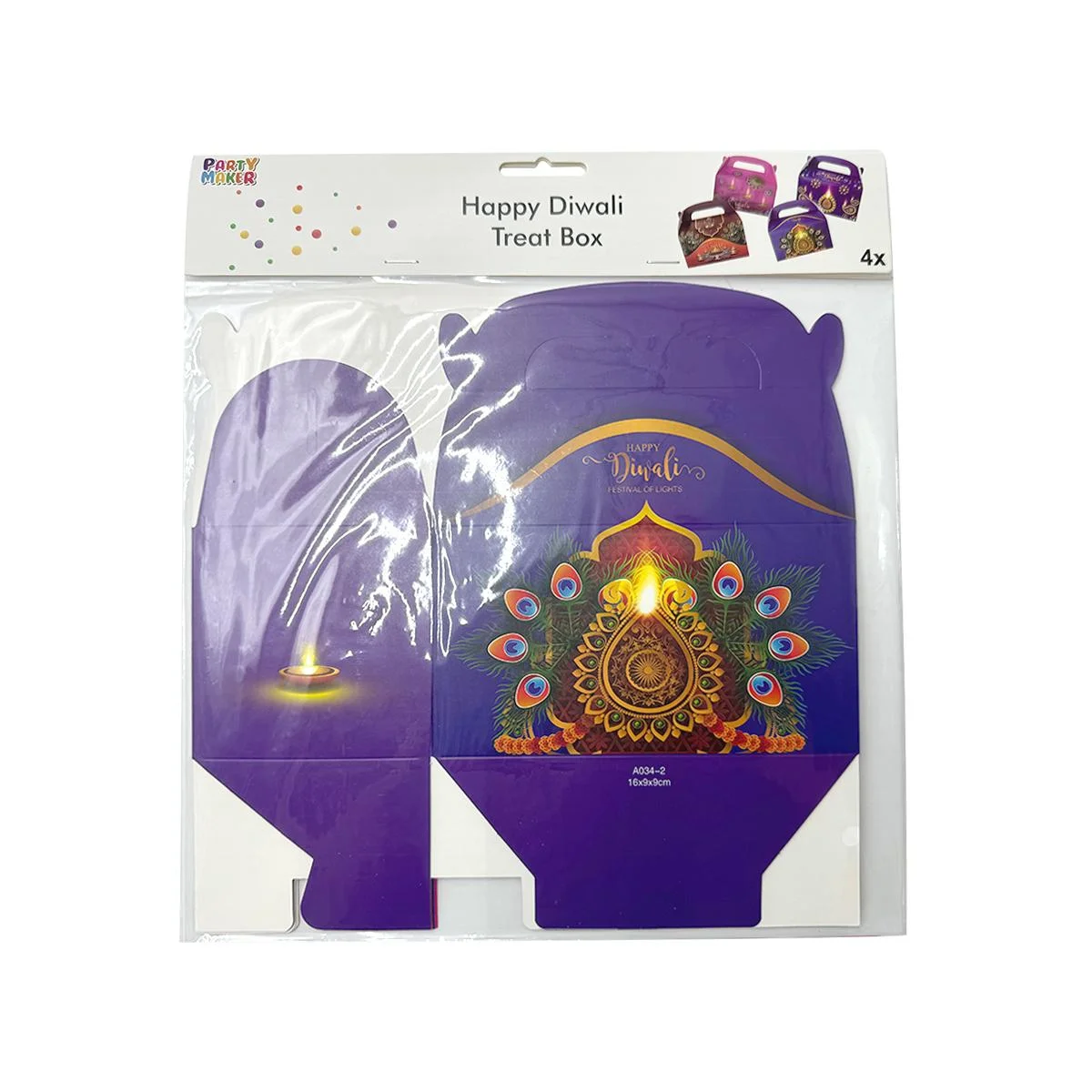 Happy Diwali Treat Box 4pcs photo 3