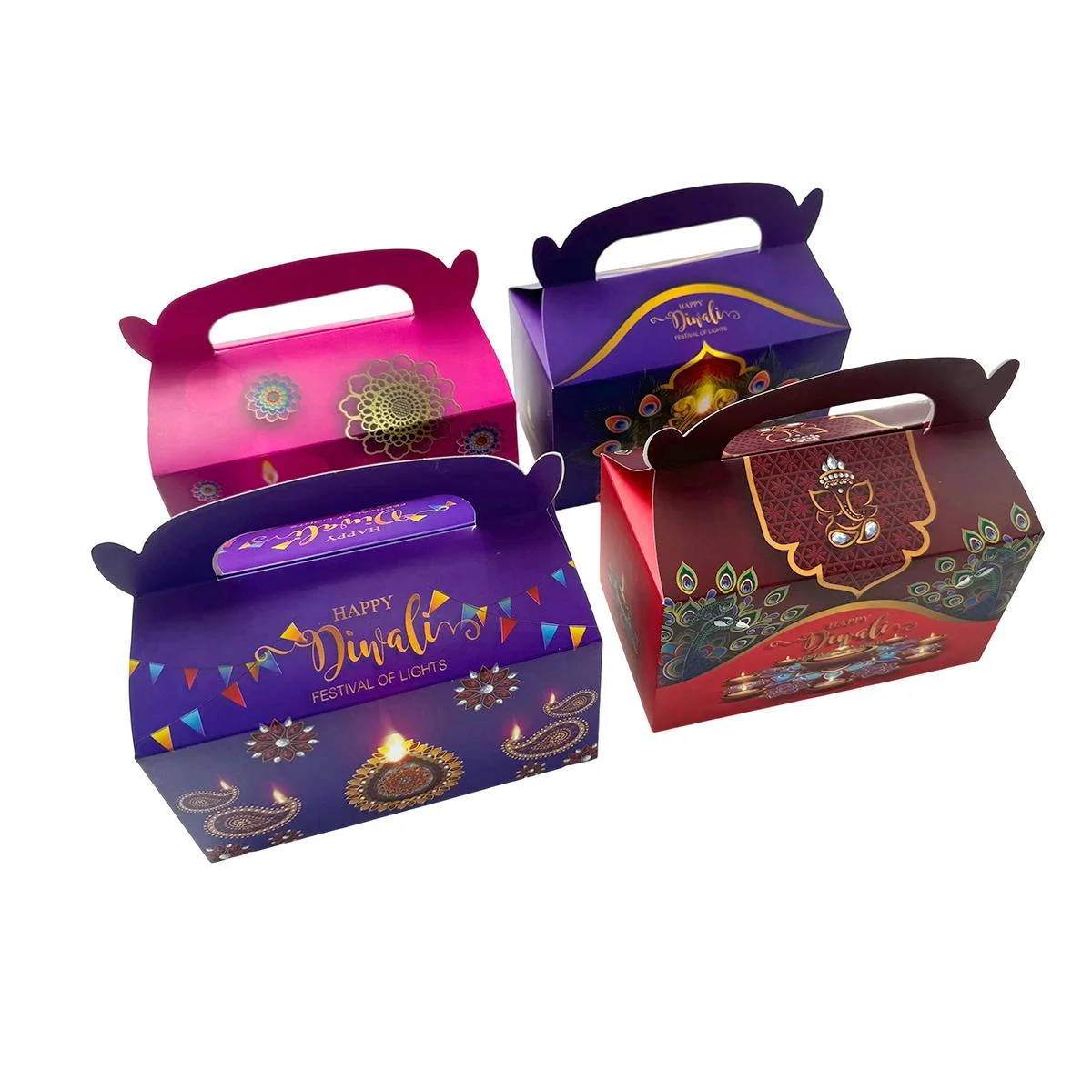 Happy Diwali Treat Box 4pcs photo 4