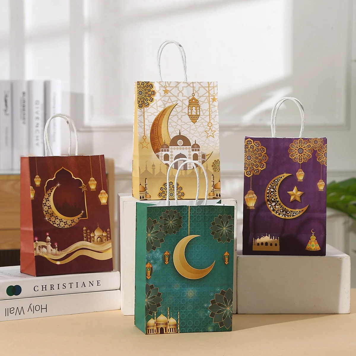 Islamic Festive Gift Paper Bag 1pcs photo 3