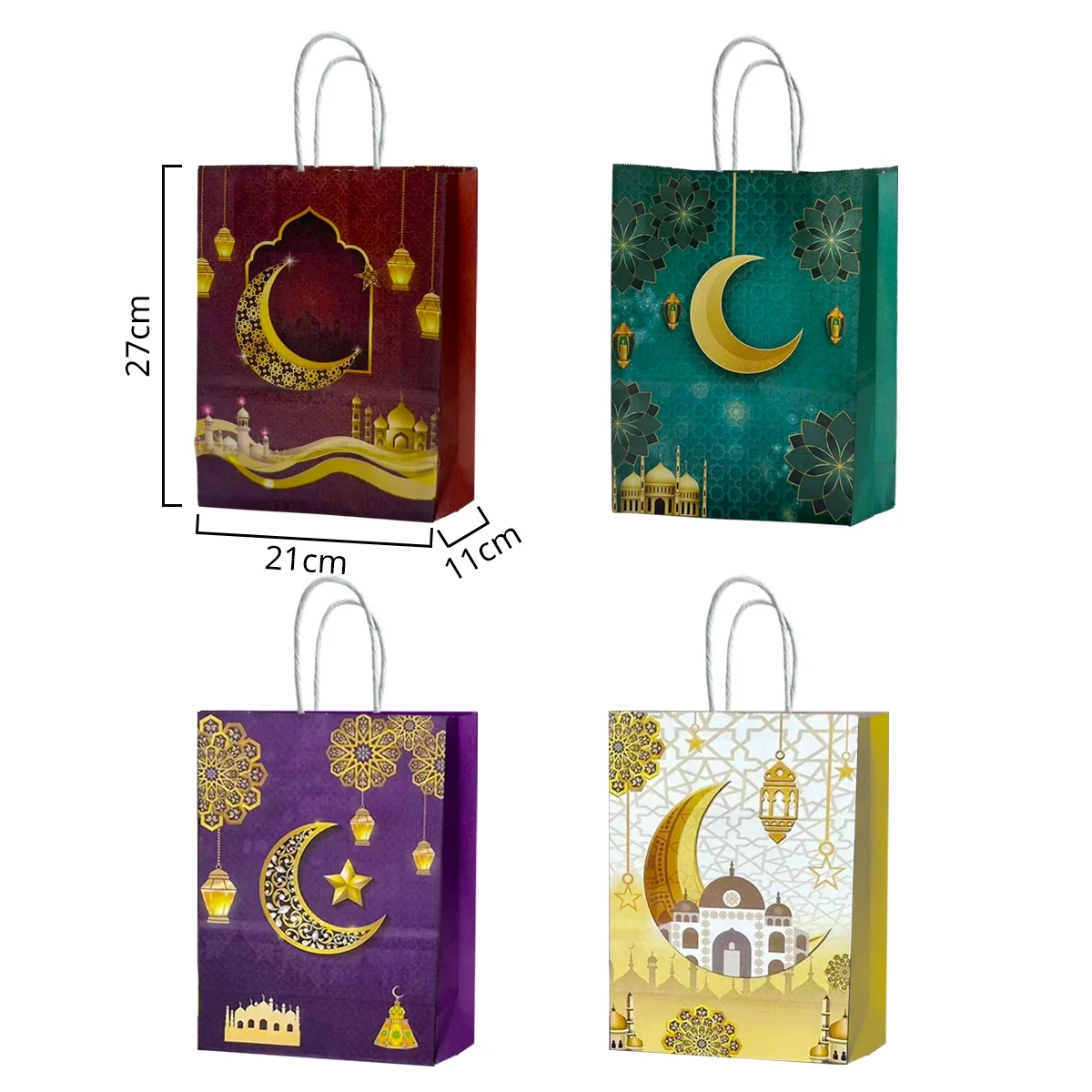 Islamic Festive Gift Paper Bag 1pcs photo 4