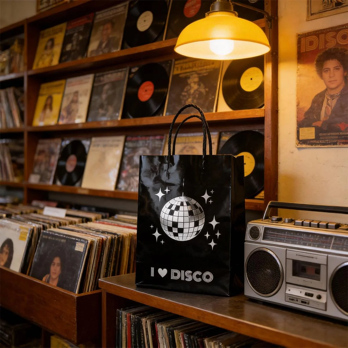 Disco Ball Paper Bags 4pcs photo 2