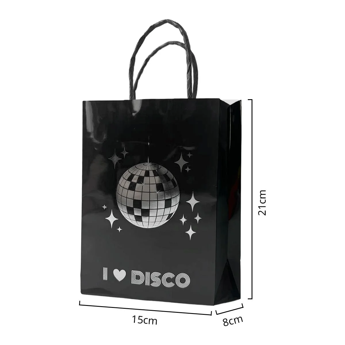 Disco Ball Paper Bags 4pcs photo 4