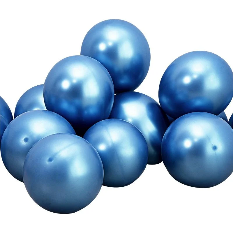 Blue Metalic Balloon -12 Chrome balloon-blue 12