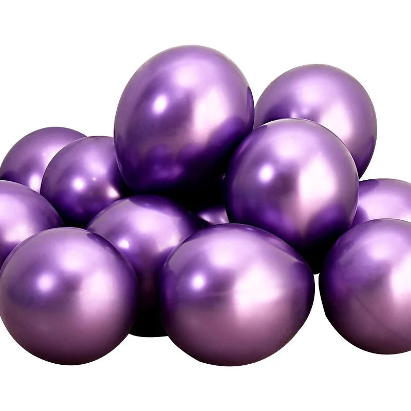 Purple Metalic Balloon -12 Chrome balloon-purple 12