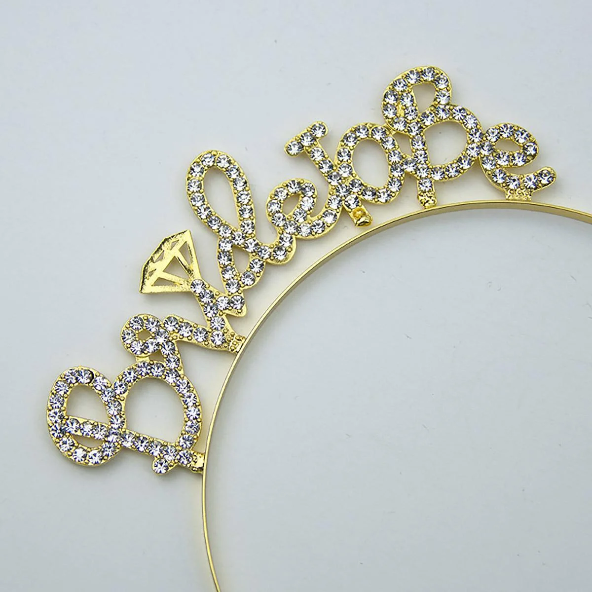 Bride to be Headwear-Gold bridetobe 1pcs photo 2