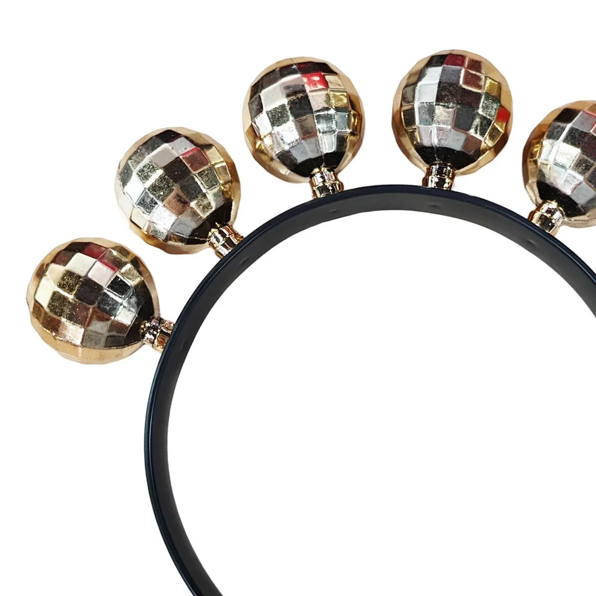 Disco Ball Hair band- Gold 1pcs photo 6