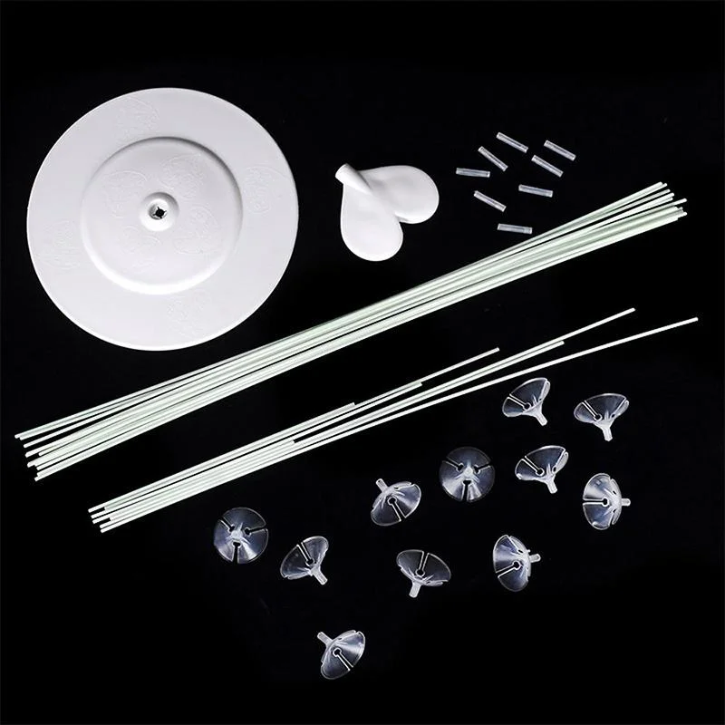 Balloon stand kit-white For 11 balloons 6pcs