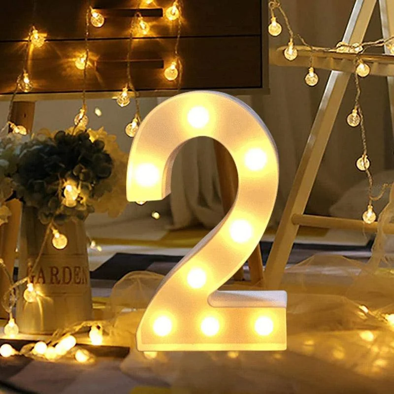 2 LED Number 0LED Light 1pcs photo 1