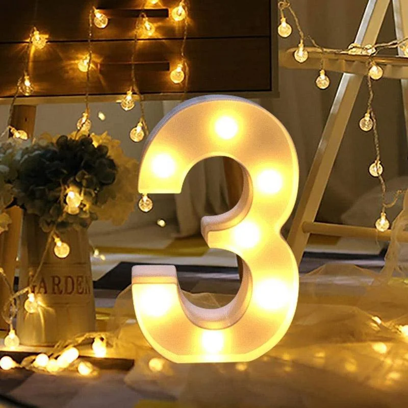 3 LED Number 3LED 1pcs
