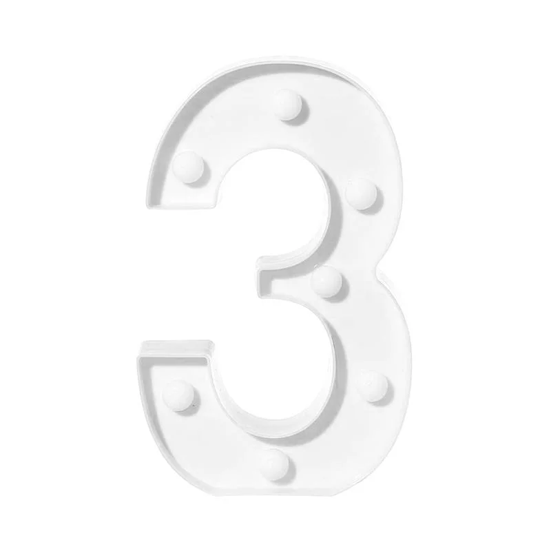 3 LED Number 3LED 1pcs photo 3