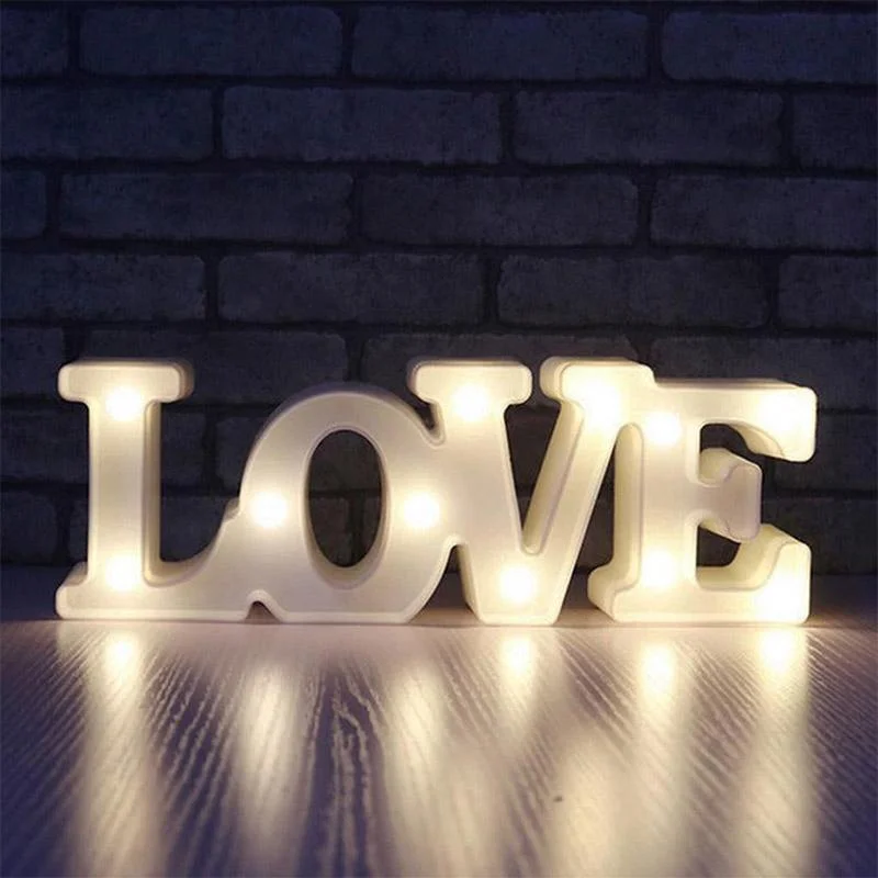 LOVE LED lights 50pcs