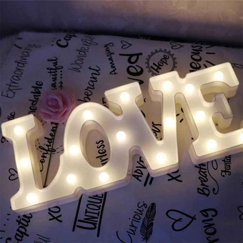 LOVE LED lights 50pcs photo 2