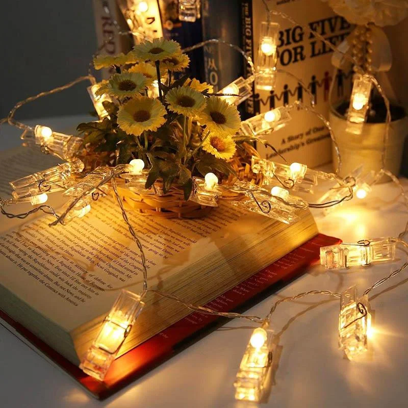LED clip string lights 3m 24pcs photo 2