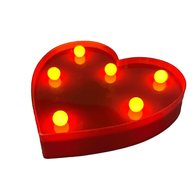 LED Light - Heart 1pcs