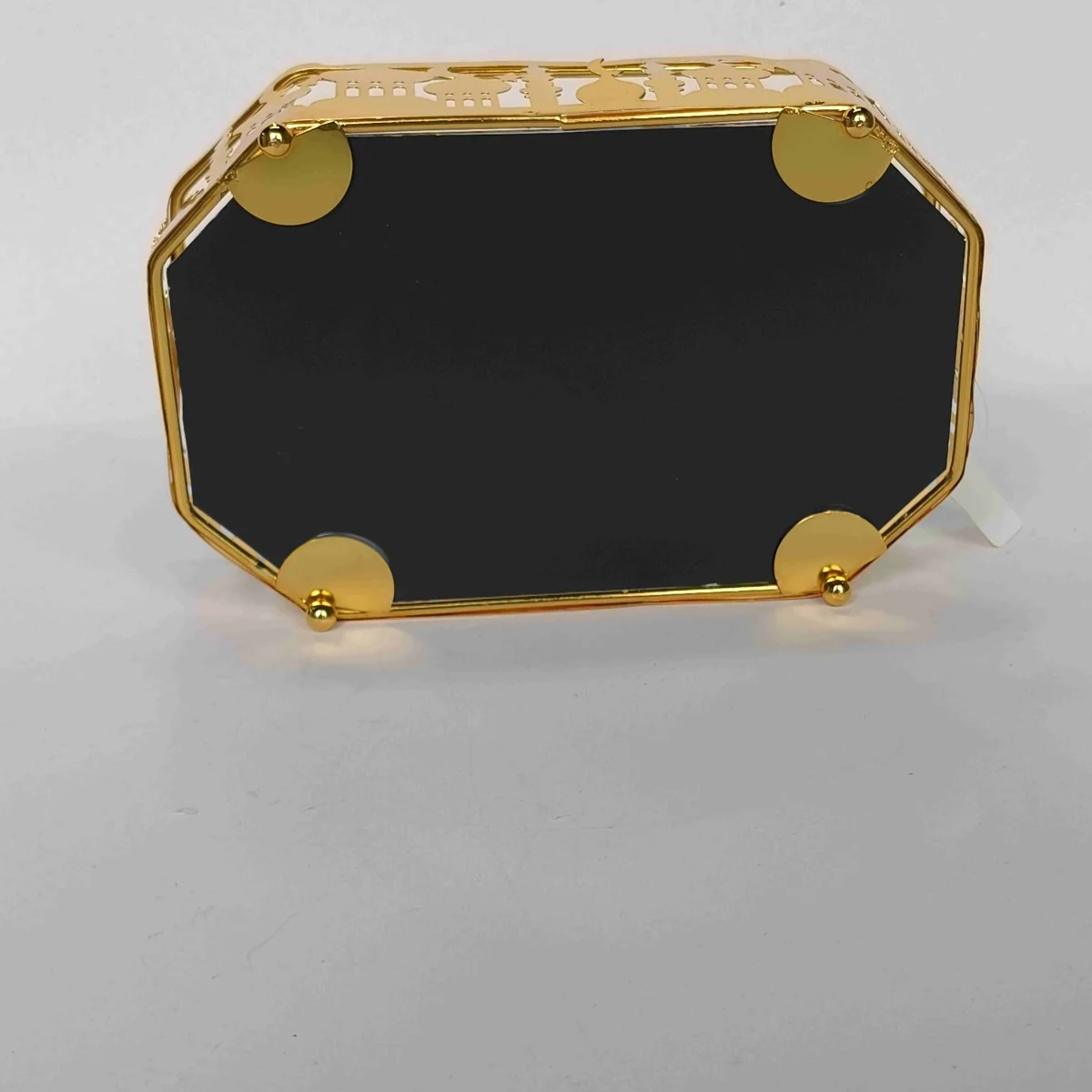 EID Golden Mirror Rectangle Serving Tray 48pcs photo 2