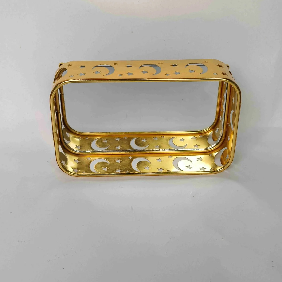 EID Golden Mirror Rectangle Serving Tray 48pcs photo 5