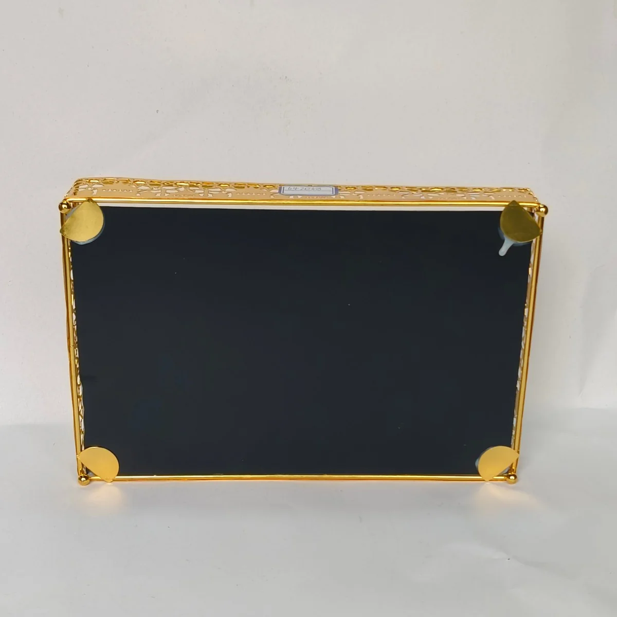 EID Golden Mirror Rectangle Serving Tray 60pcs photo 3