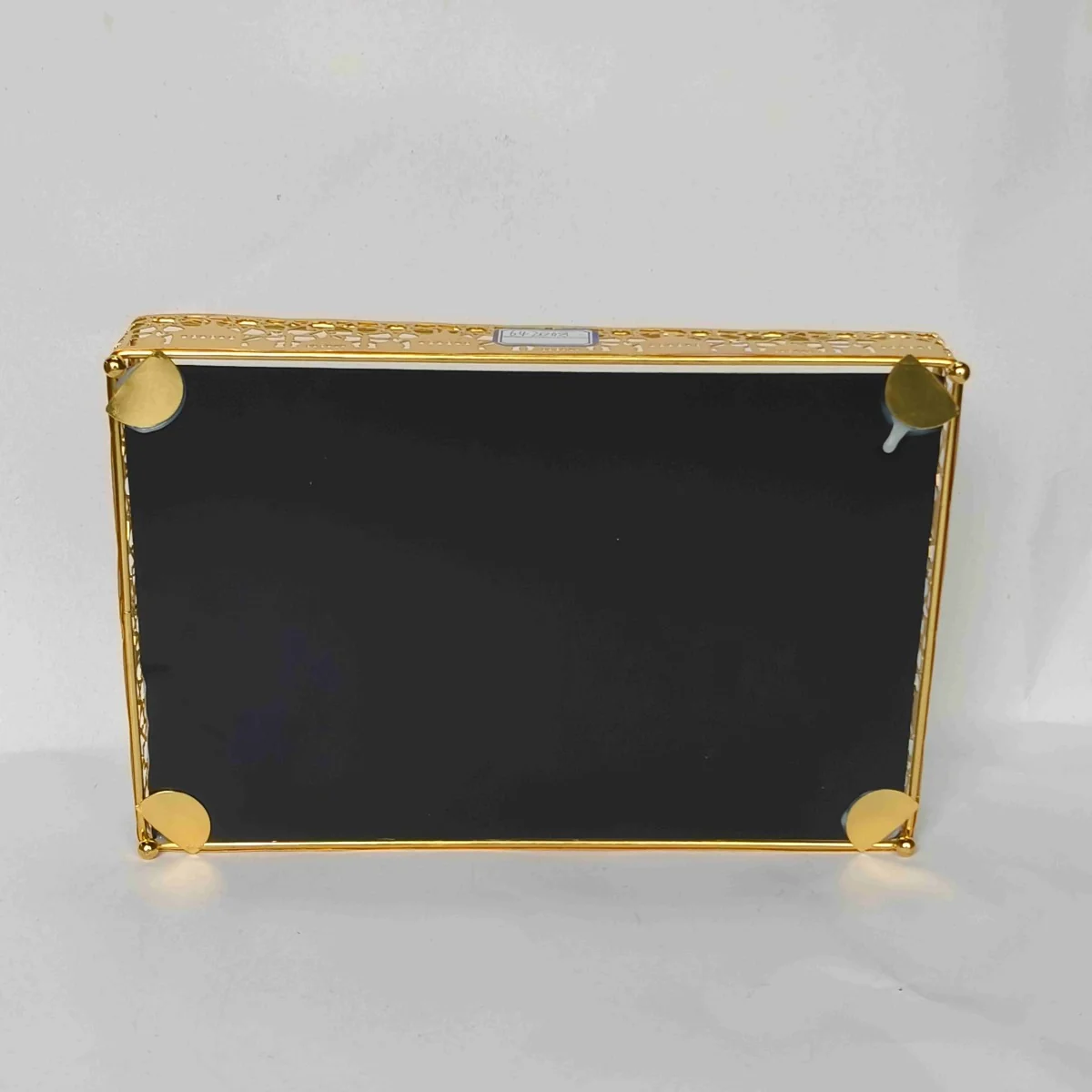EID Golden Mirror Rectangle Serving Tray 36pcs photo 2