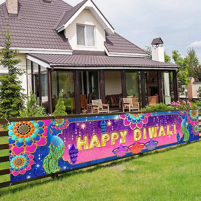 HAPPY DIWALI backdrop 1pc photo 2