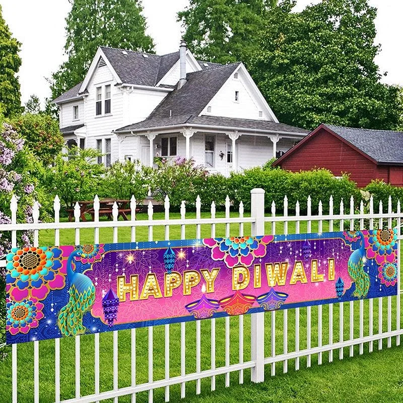 HAPPY DIWALI backdrop 1pc photo 3