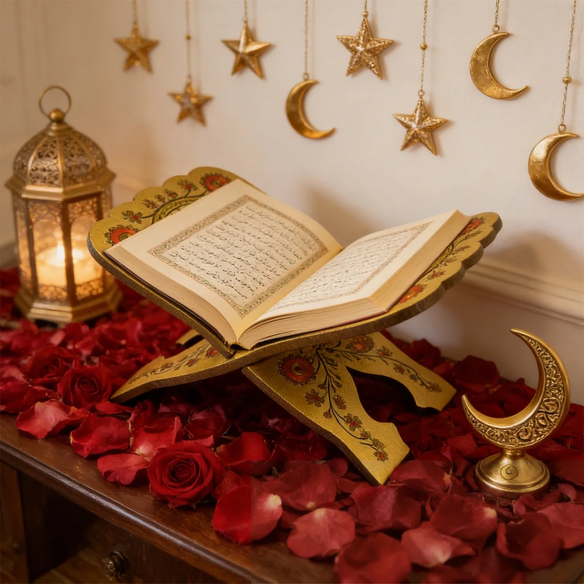 Quran Book Stand Ramadan table decoration wholesale SKU 642182
