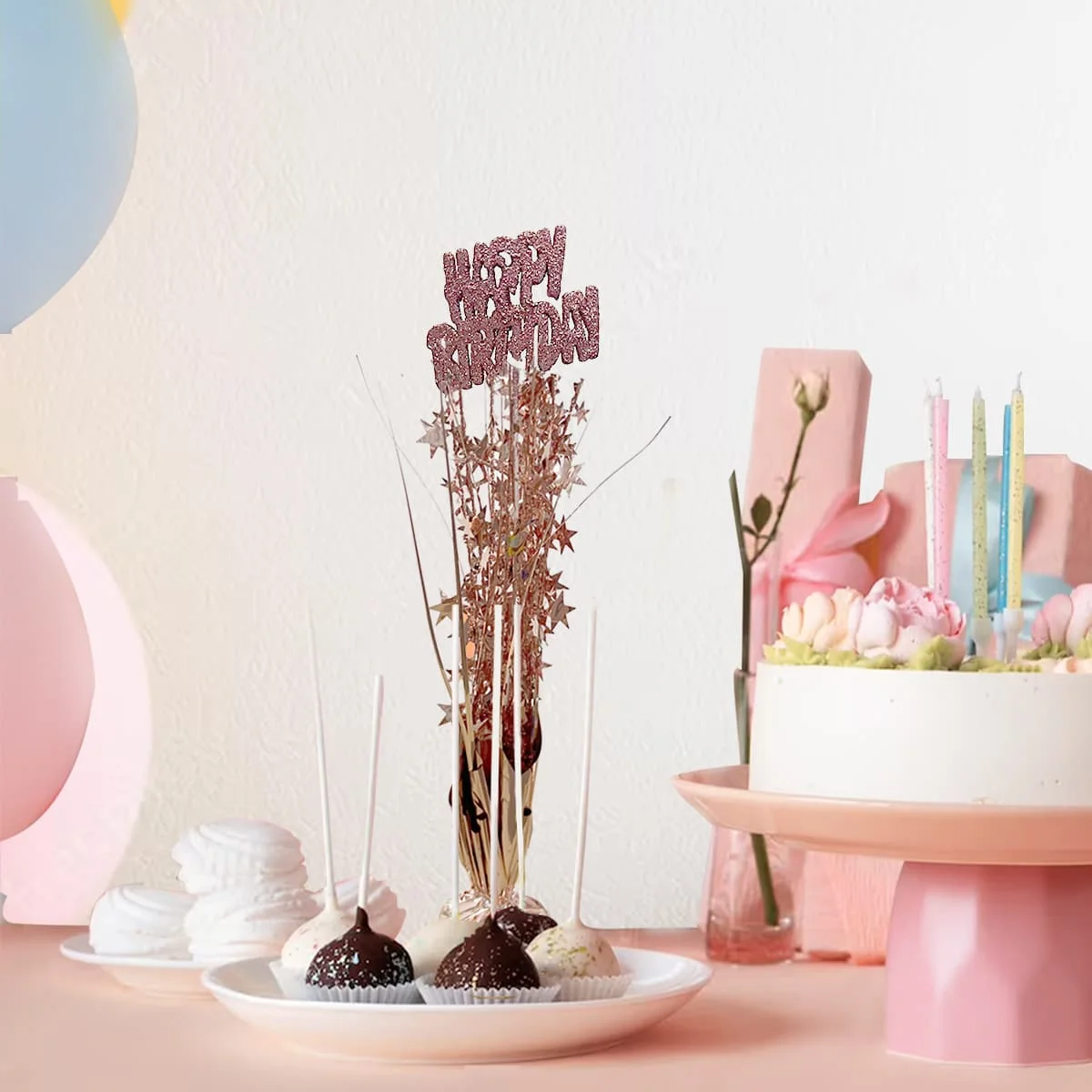 HB CENTER PIECE ROSE GOLD SPRAY CENTRE 1pcs photo 2