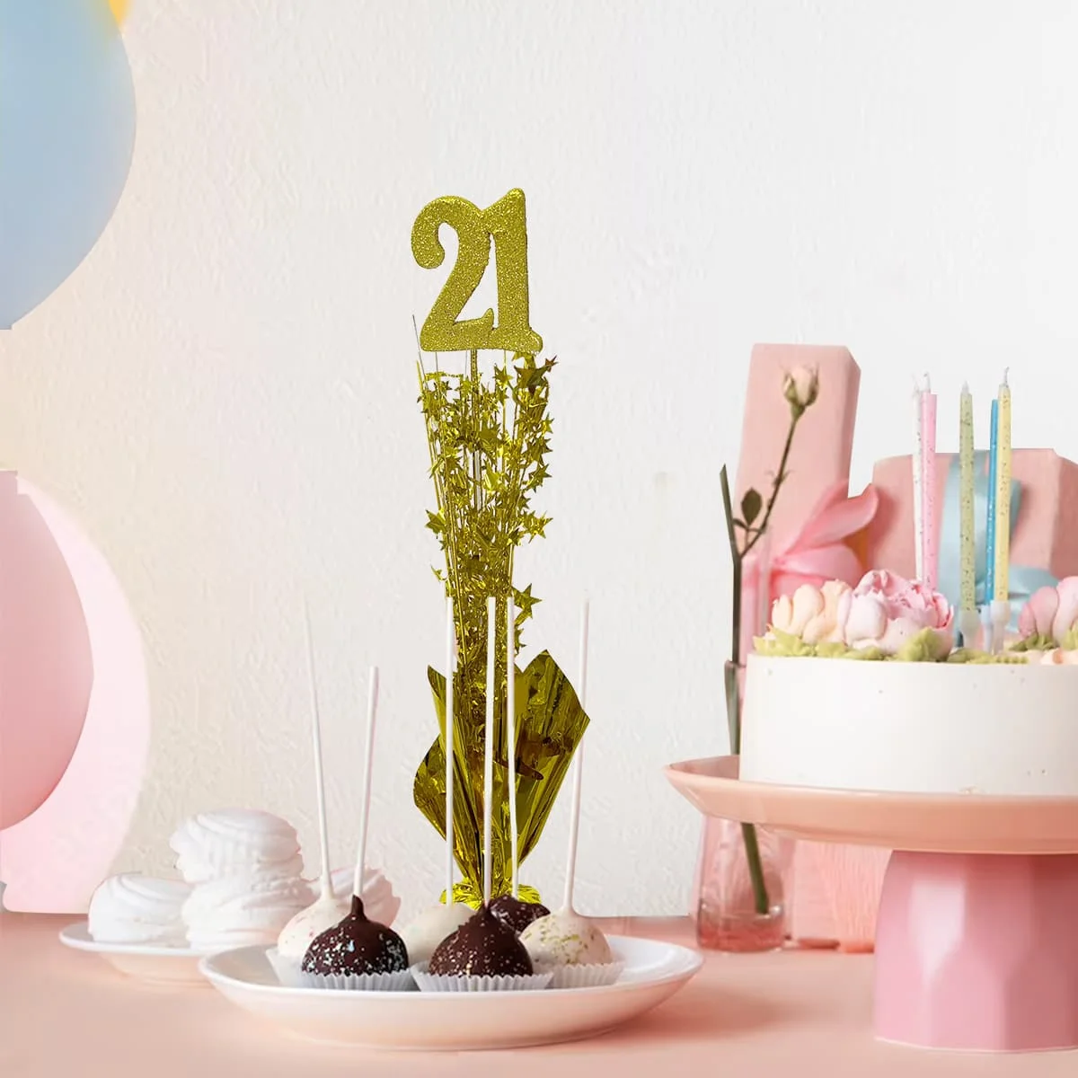 CENTER PIECE 21 YEARS GOLD