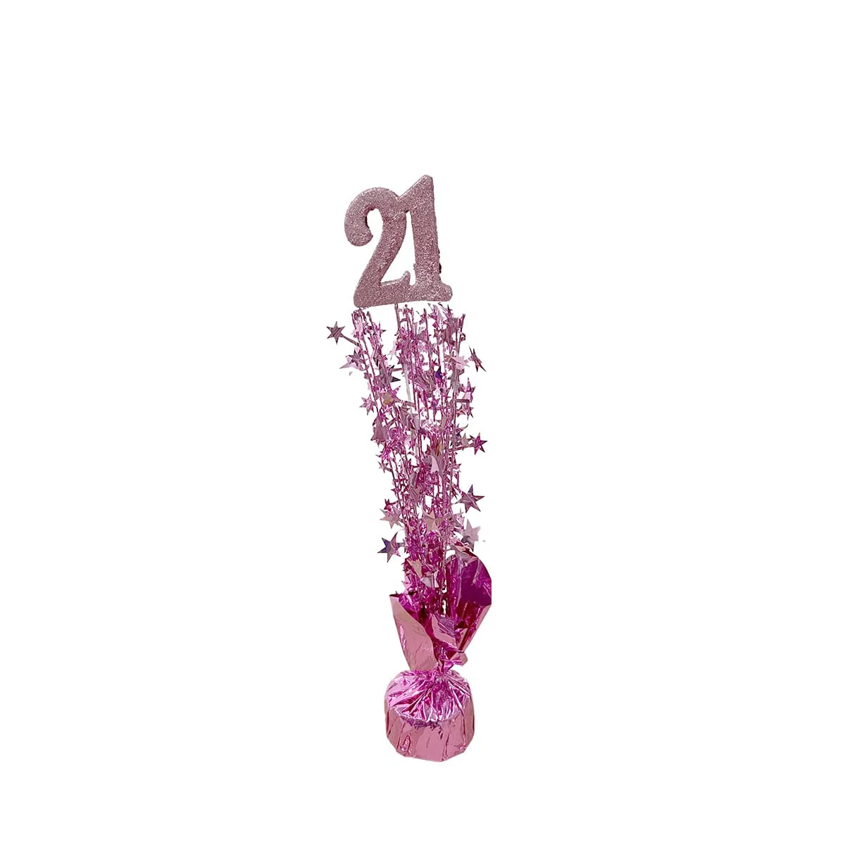 "CENTER PIECE 21 YEARS PINK" CENTER PINK 1pcs