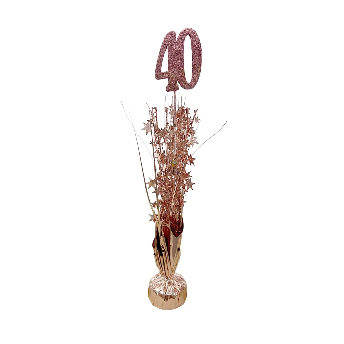 CENTER PIECE 40 YEARS ROSE GOLD "CENTER GOLD" 1pcs