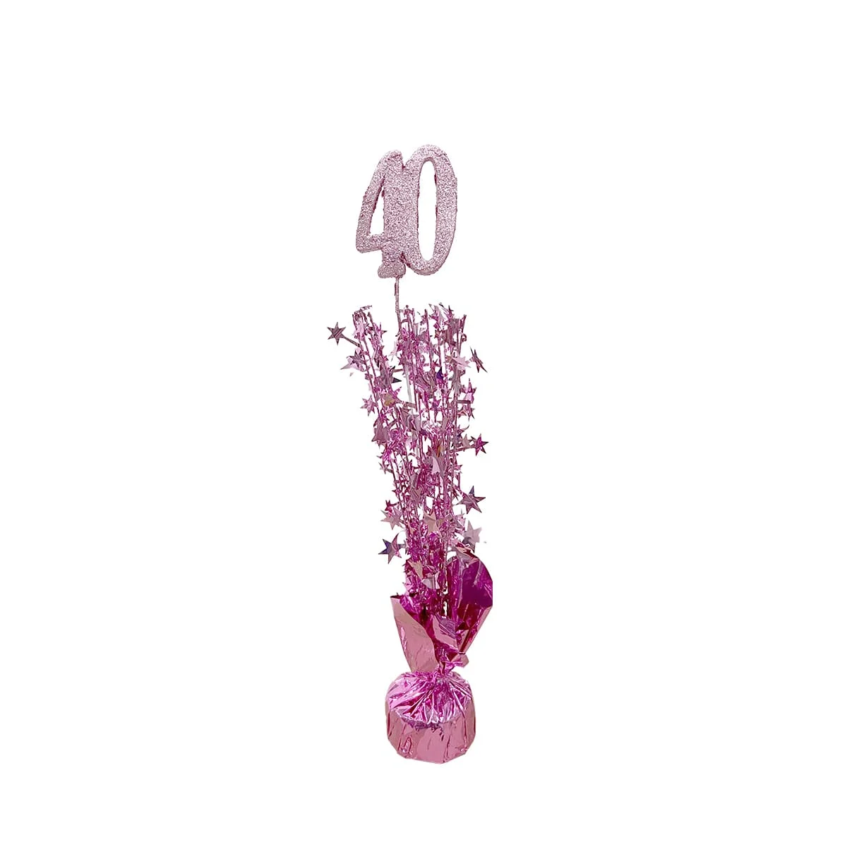 CENTER PIECE 40 YEARS PINK "CENTER PINK" 1pcs