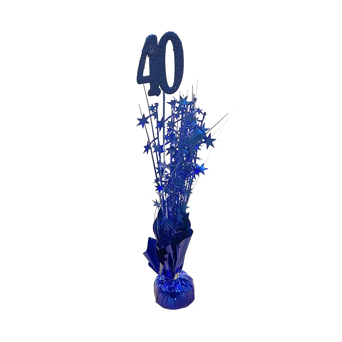 CENTER PIECE 40 YEARS BLUE "CENTER BLUE" 1pcs